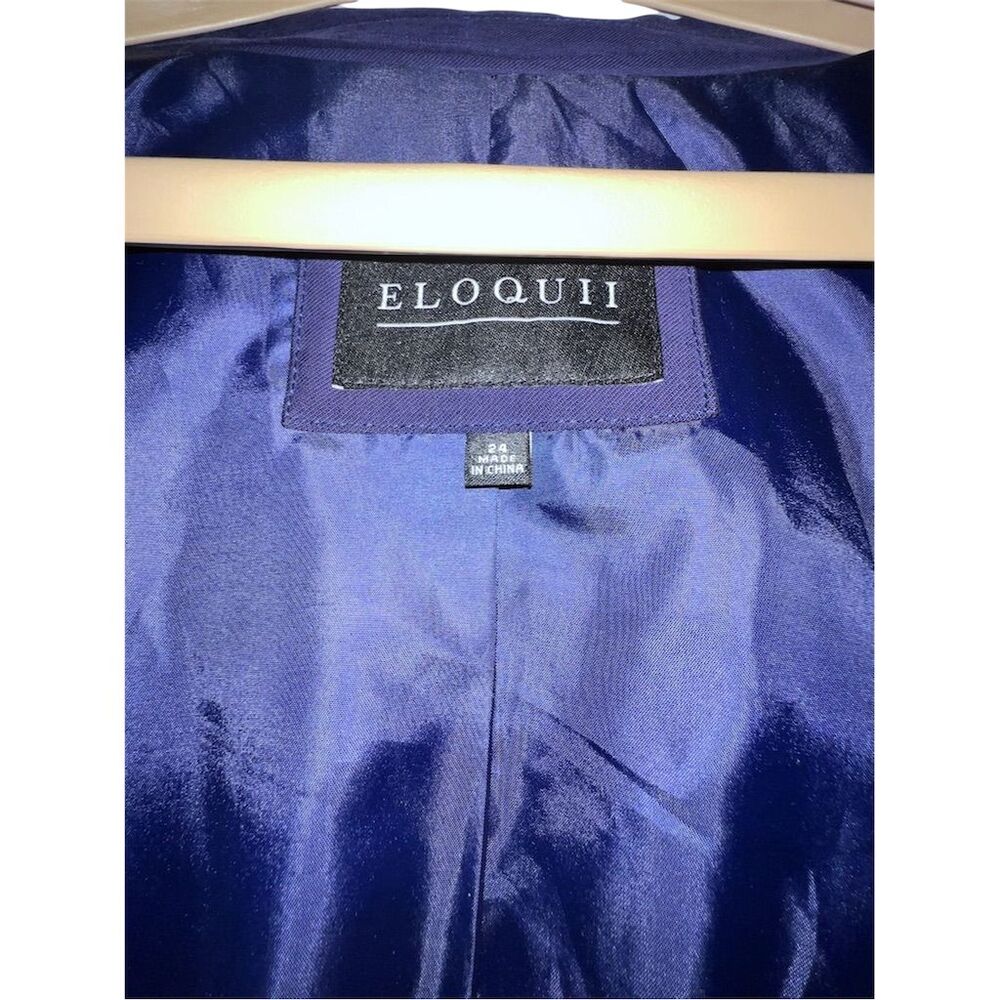 Eloquii Navy Blazer - Picture 2 of 3
